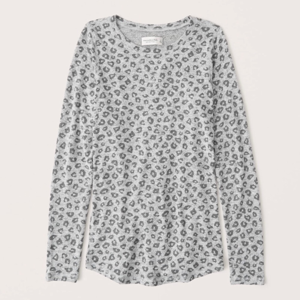 A&F Cozy Long-Sleeve Ribbed Legging Tee